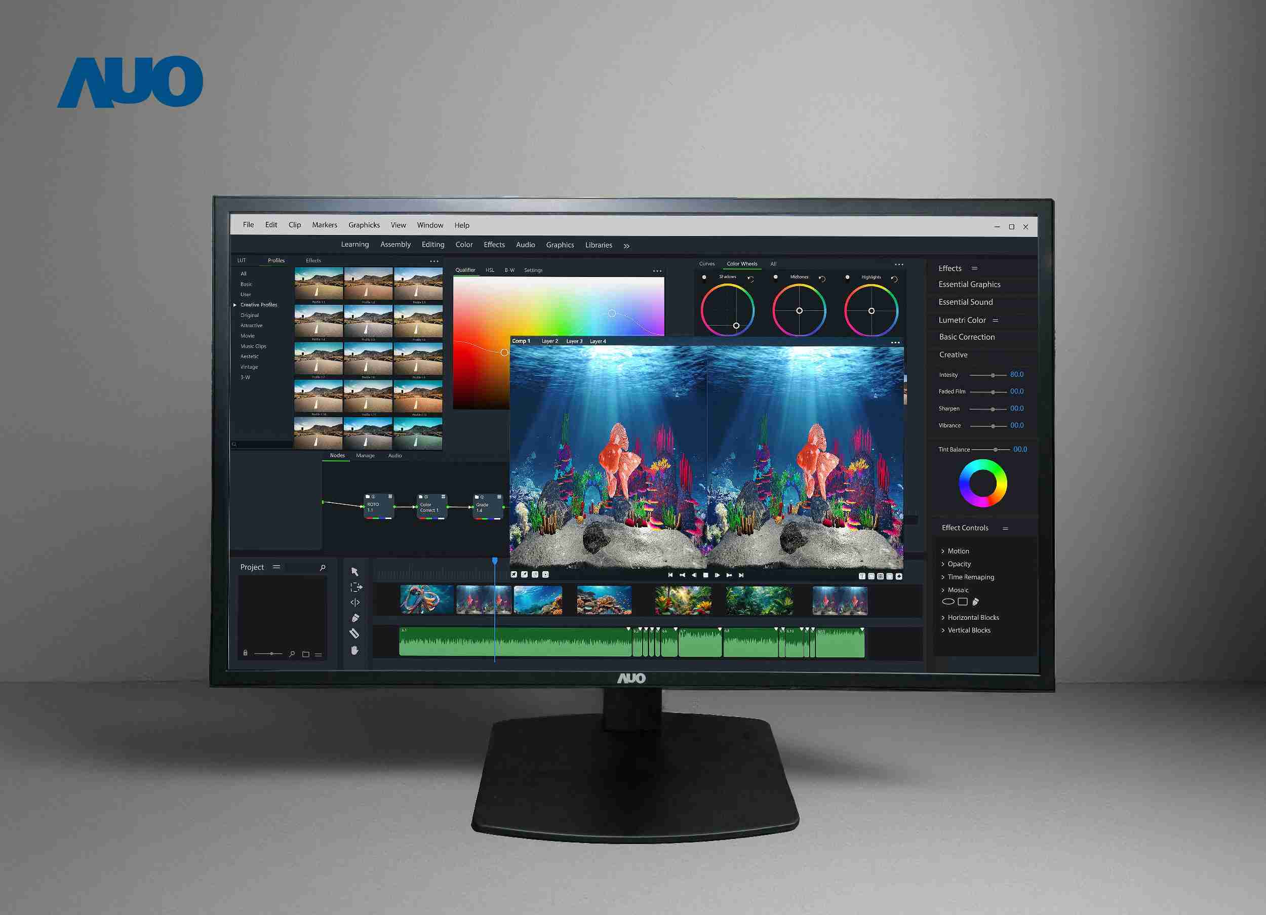人生就是博开发32吋2D/3D专业桌上型显示器，，拥有8K4K超高分辨率，，并以低串扰算法优化3D显示效果，，，搭载自动眼球追踪功能，，，，能实时调整3D图像，，，进行实时2D与3D无缝共存窗口，，，提供图像设计工作者突破二维接口的崭新工作氛围与效率